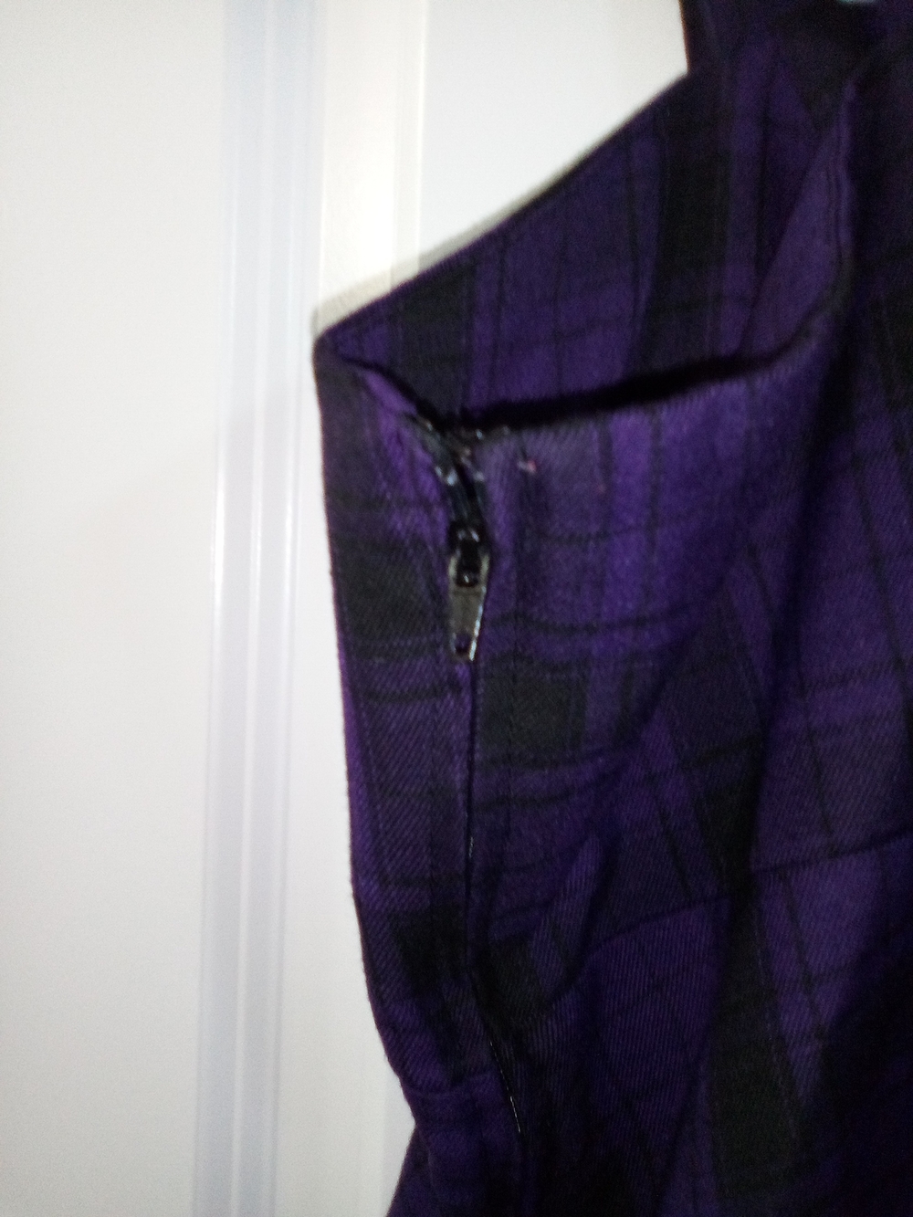Hot Topic 90s Grunge Punk Emo Whimsigoth Dark Academia Mini Plaid Dress Size 18 - Picture 6 of 8